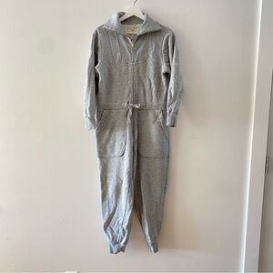 Alex Mill Crosby Sweatshirt Jumpsuit Jumper Heather Gray Women’s Size Small